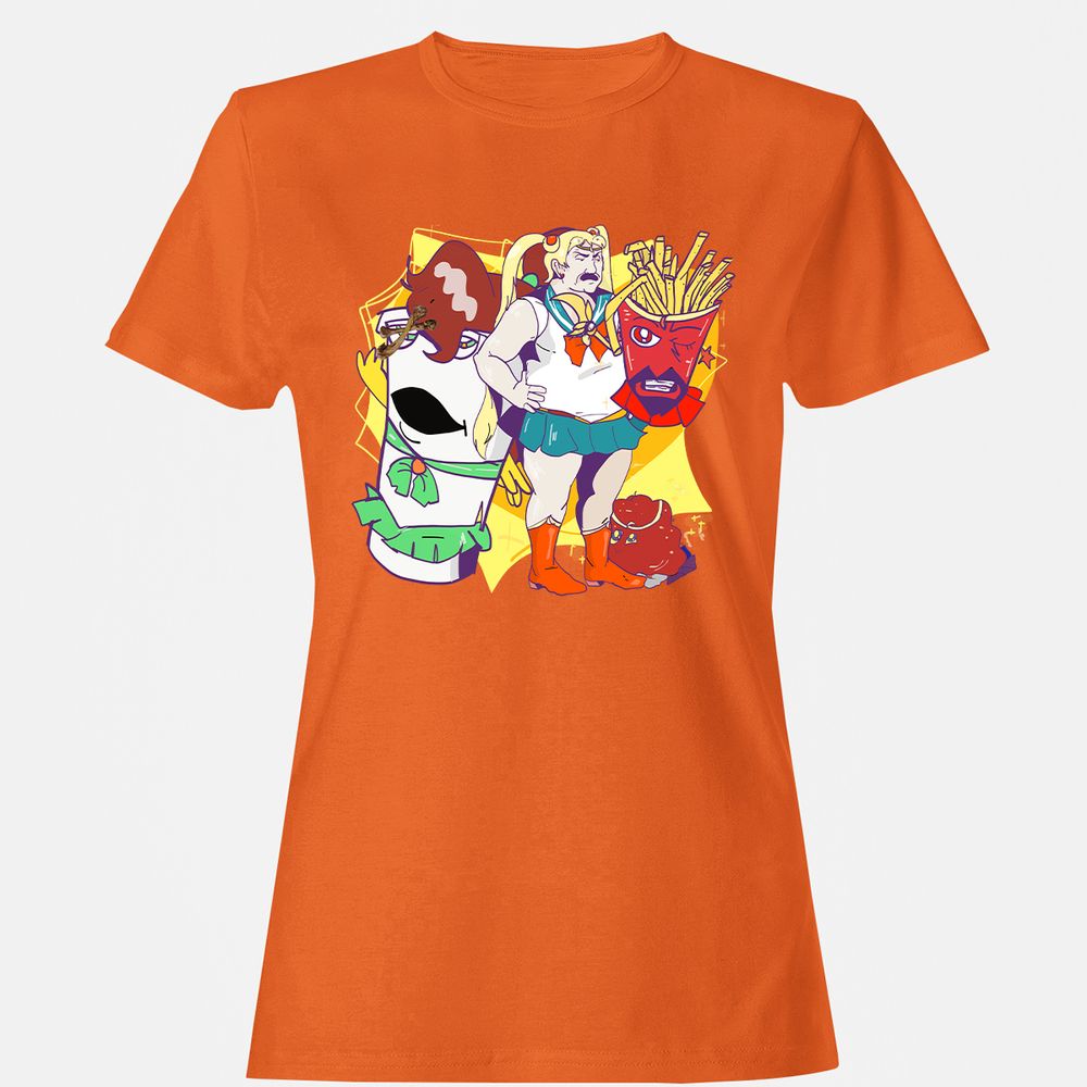 Women's T-Shirt - 7Y2UB47Q - Orange - 11