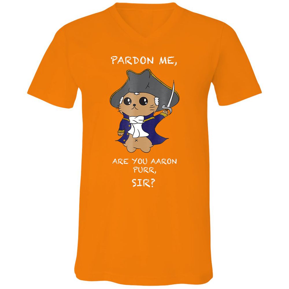 Unisex V-Neck T-Shirt - 1KCKLWAA - Orange - 11