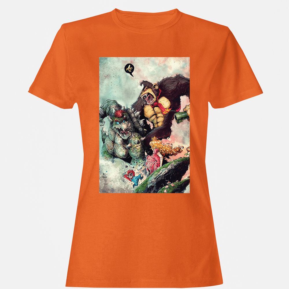 Women's T-Shirt - EUFUBV2Z - Orange - 11