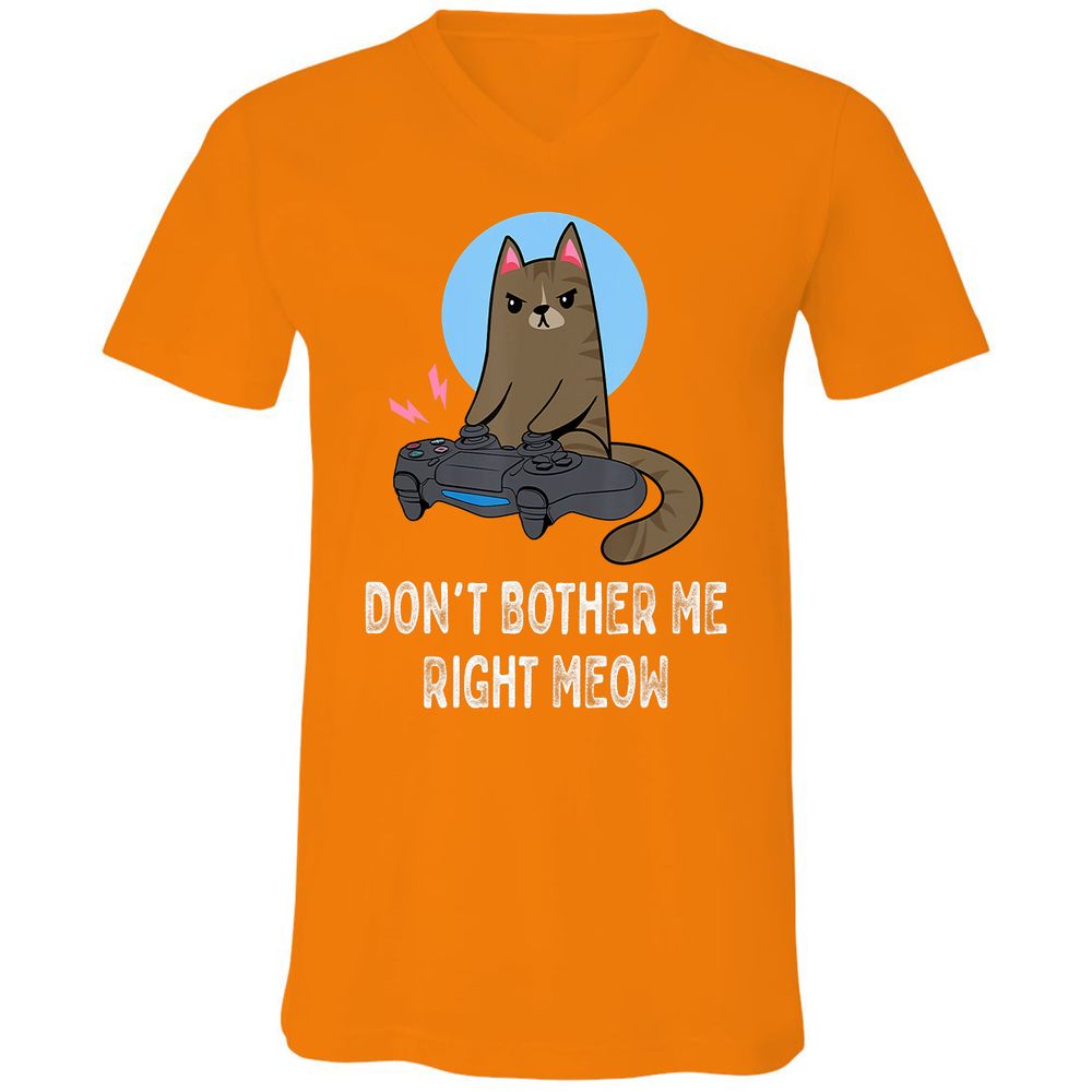 Unisex V-Neck T-Shirt - 3VPUNY5S - Orange - 11