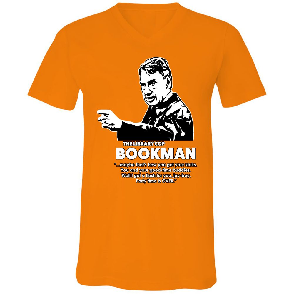 Unisex V-Neck T-Shirt - CZ53CECR - Orange - 11