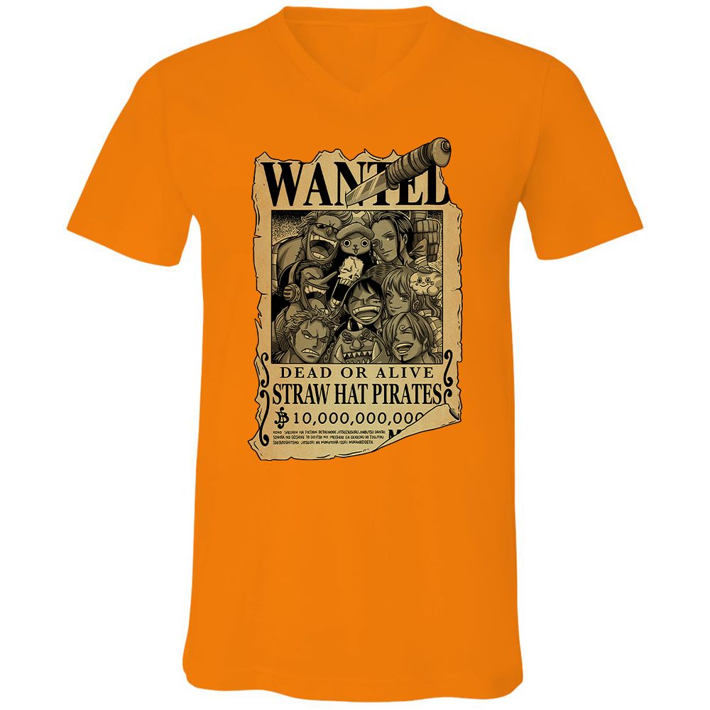 Unisex V-Neck T-Shirt - 1J4L674A - Orange - 11