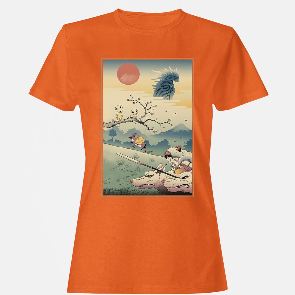 Women's T-Shirt - GEAAQ97V - Orange - 11