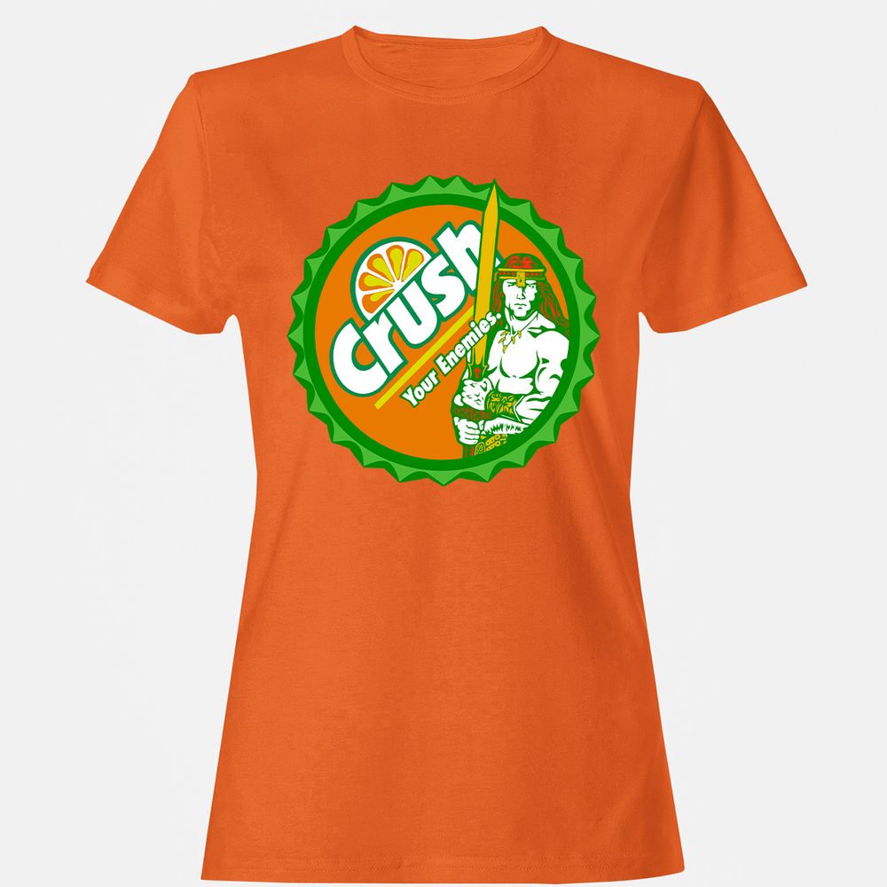 Women's T-Shirt - ALFGALQM - Orange - 11