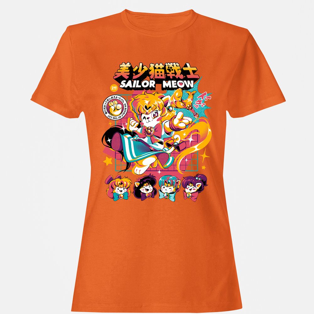 Women's T-Shirt - QTB7P63M - Orange - 11