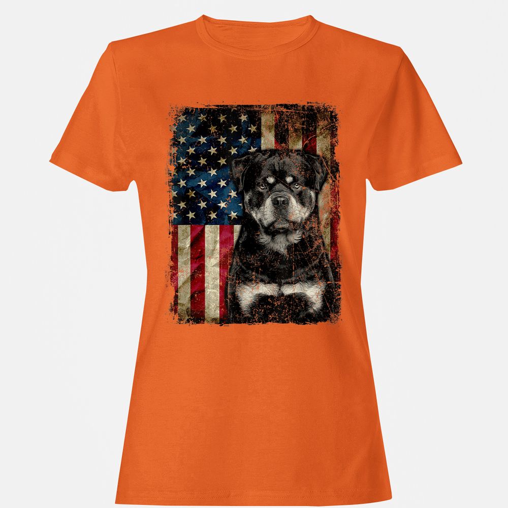 Women's T-Shirt - FRF3S7Y2 - Orange - 11