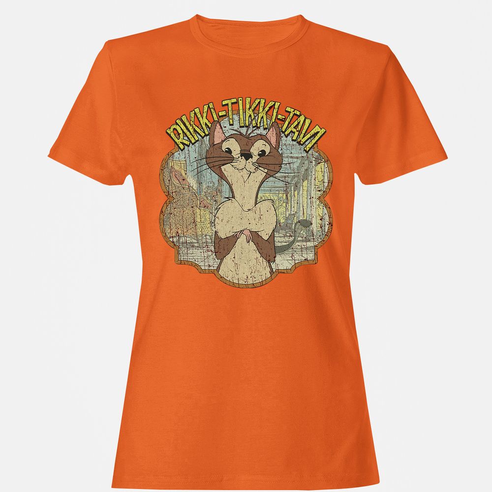 Women's T-Shirt - 4BYU7VZQ - Orange - 11