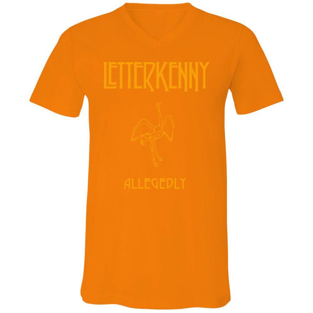 Unisex V-Neck T-Shirt - 6164ZZED - Orange - 11