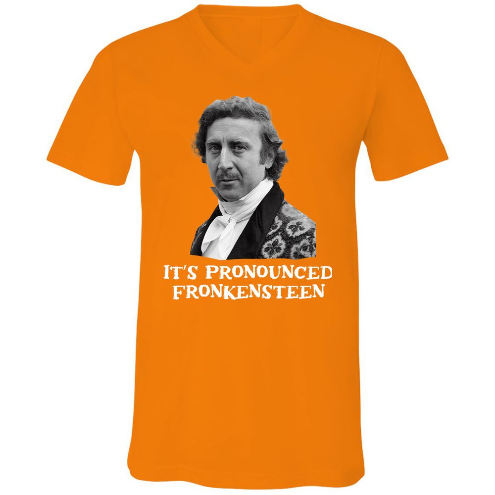 Unisex V-Neck T-Shirt - EU5A6LZ5 - Orange - 11