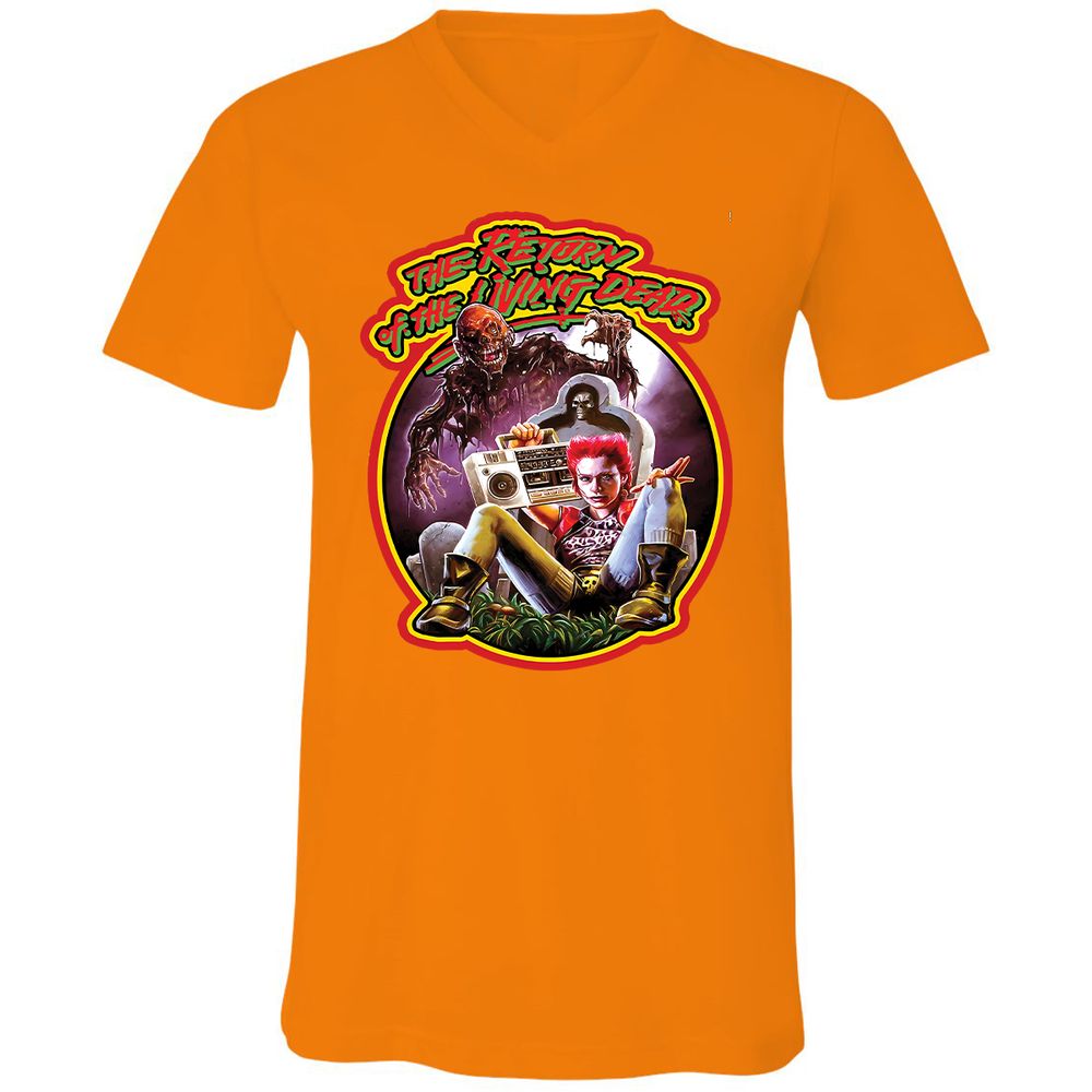 Unisex V-Neck T-Shirt - MDAP8UTN - Orange - 11