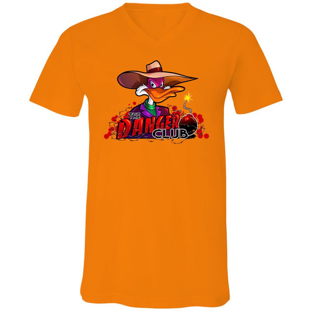 Unisex V-Neck T-Shirt - RWCKX19B - Orange - 11