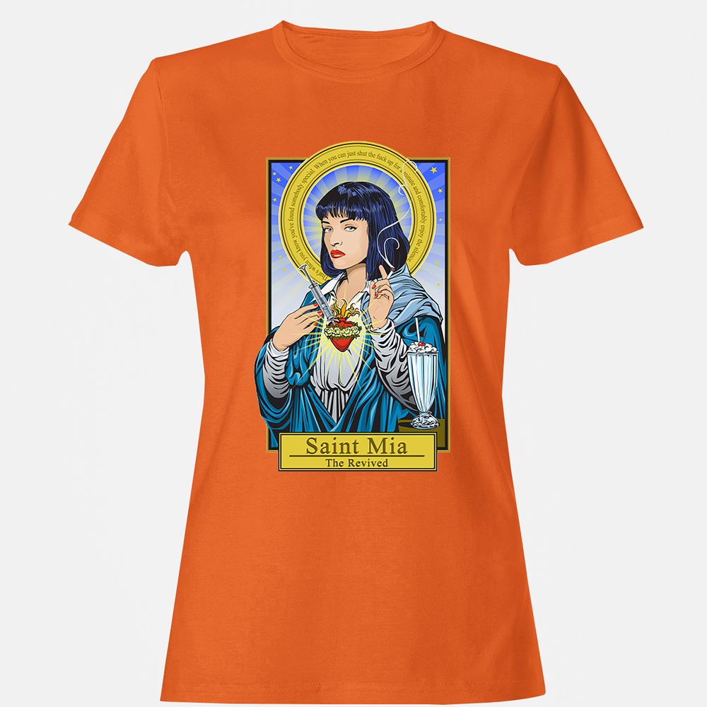Women's T-Shirt - H87JDKXL - Orange - 11