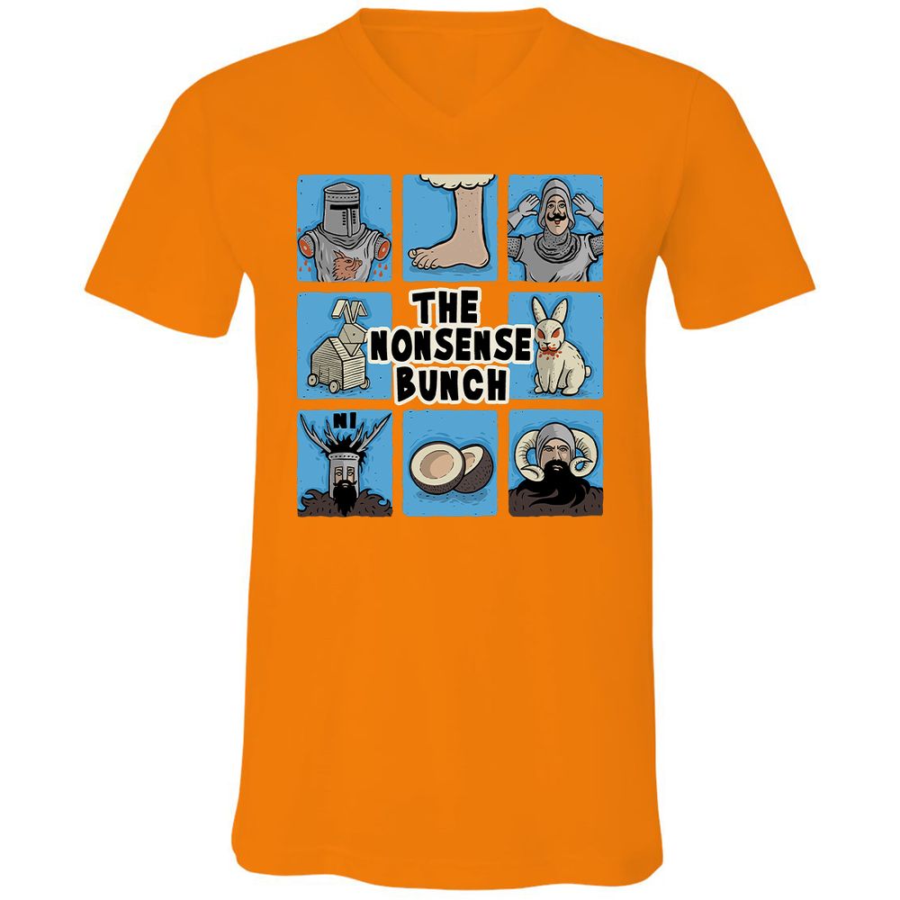 Unisex V-Neck T-Shirt - FSATAL3G - Orange - 11