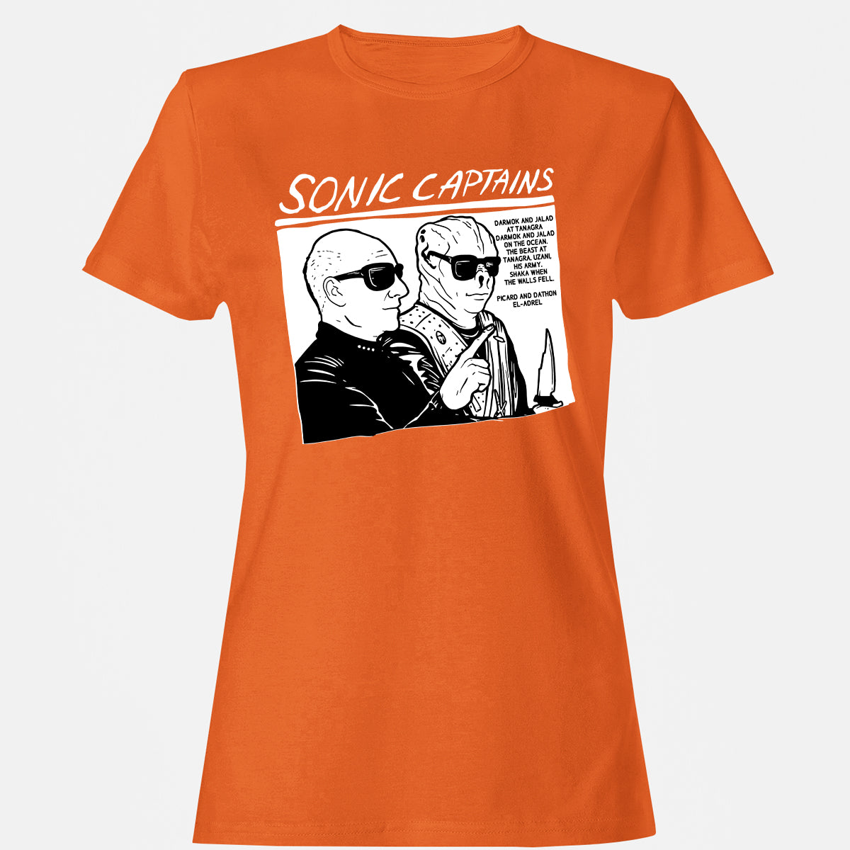 Women's T-Shirt - 828X1VUV - Orange - 11