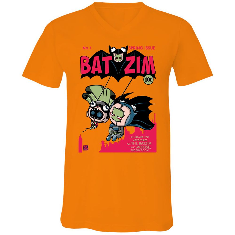 Unisex V-Neck T-Shirt - 1W3BT54W - Orange - 11