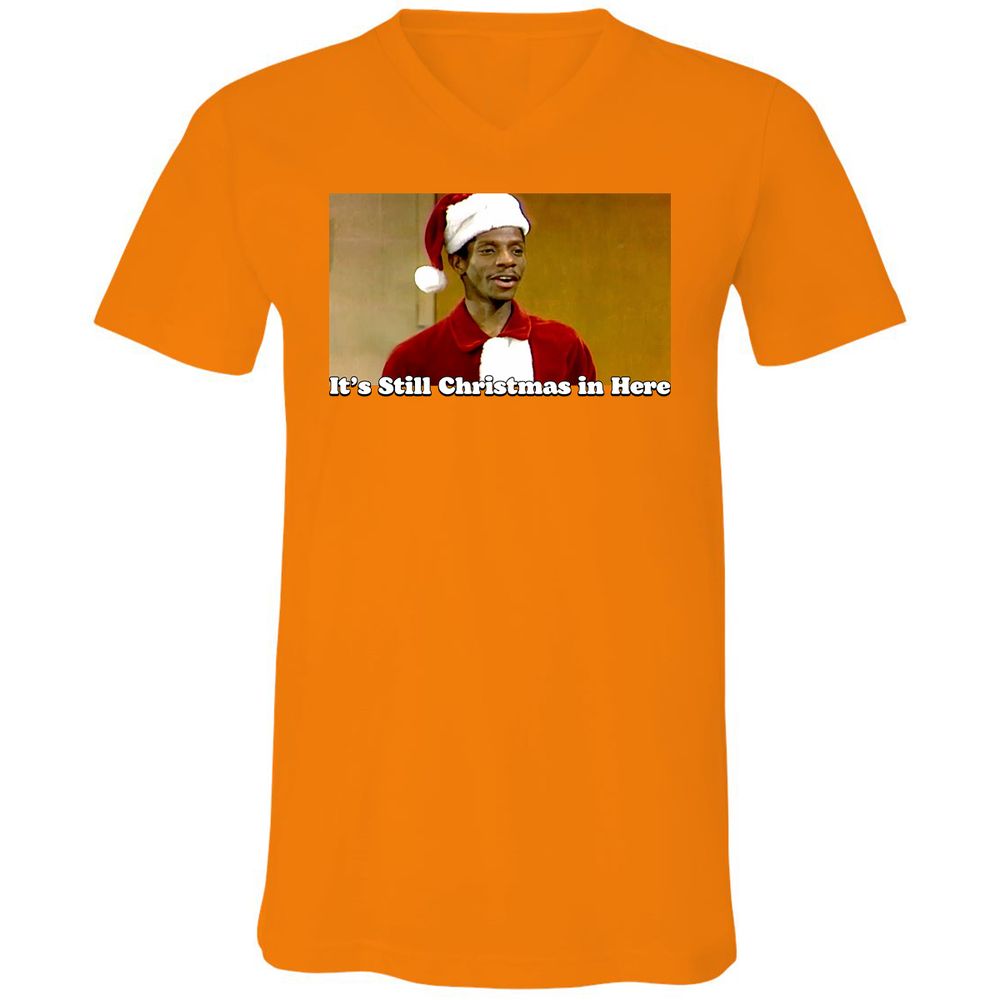 Unisex V-Neck T-Shirt - MU3BPAAB - Orange - 11