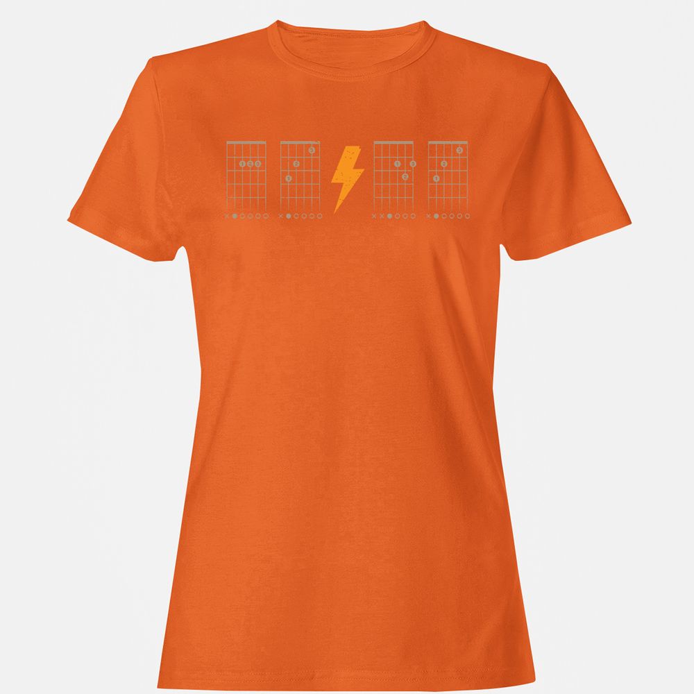 Women's T-Shirt - E77P27HX - Orange - 11