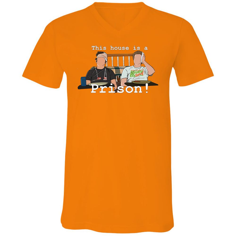 Unisex V-Neck T-Shirt - 2W476TUU - Orange - 11