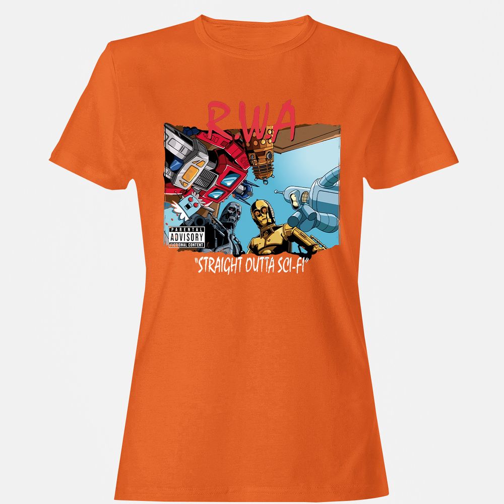 Women's T-Shirt - 9HFRHQR4 - Orange - 11