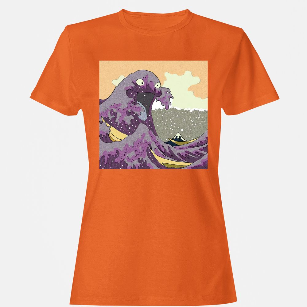 Women's T-Shirt - LTKV7ZKZ - Orange - 11