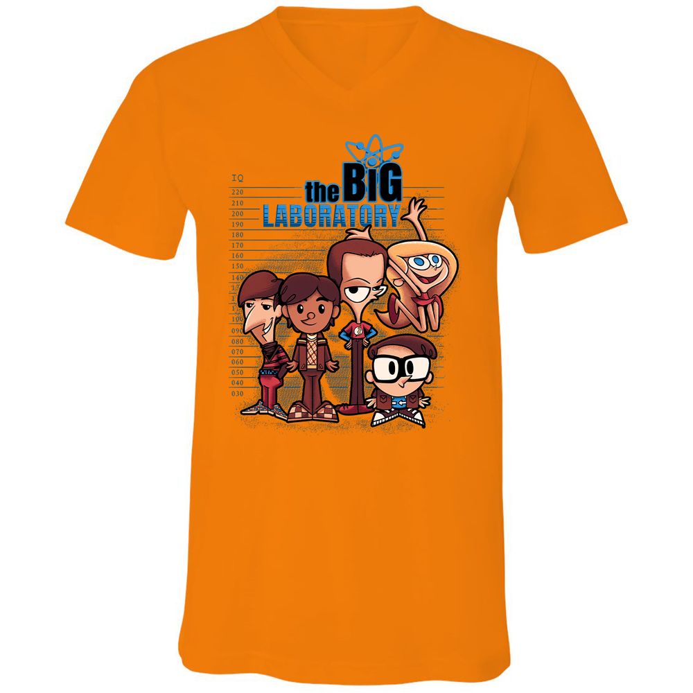 Unisex V-Neck T-Shirt - MA2MKFUB - Orange - 11