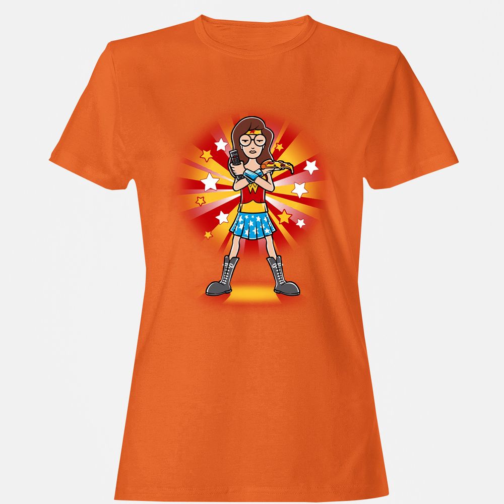 Women's T-Shirt - AK3XADKU - Orange - 11