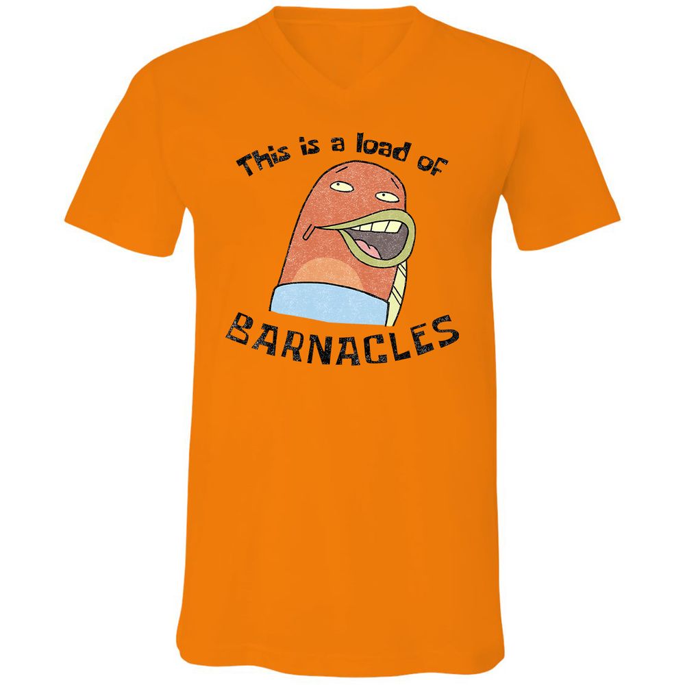 Unisex V-Neck T-Shirt - JJVUQG65 - Orange - 11