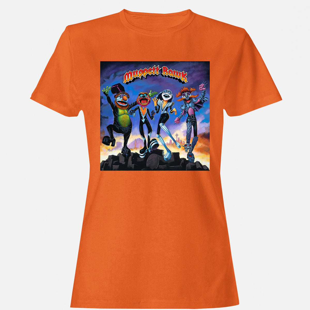 Women's T-Shirt - P9XEUXY6 - Orange - 11