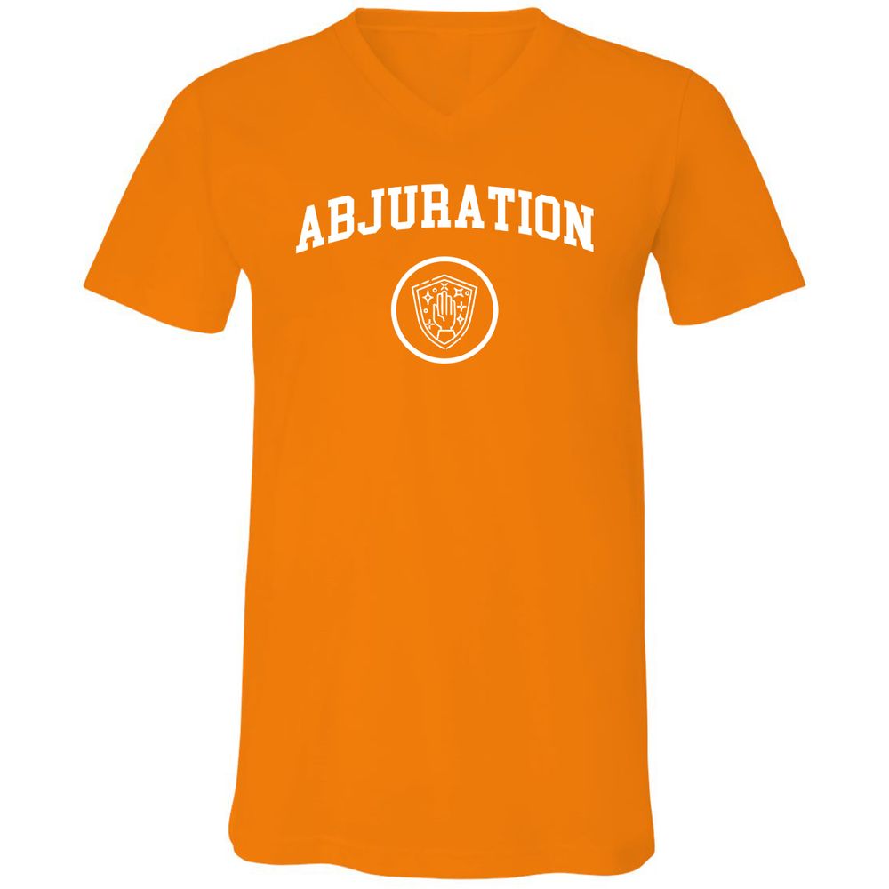 Unisex V-Neck T-Shirt - 9G7PD4H5 - Orange - 11