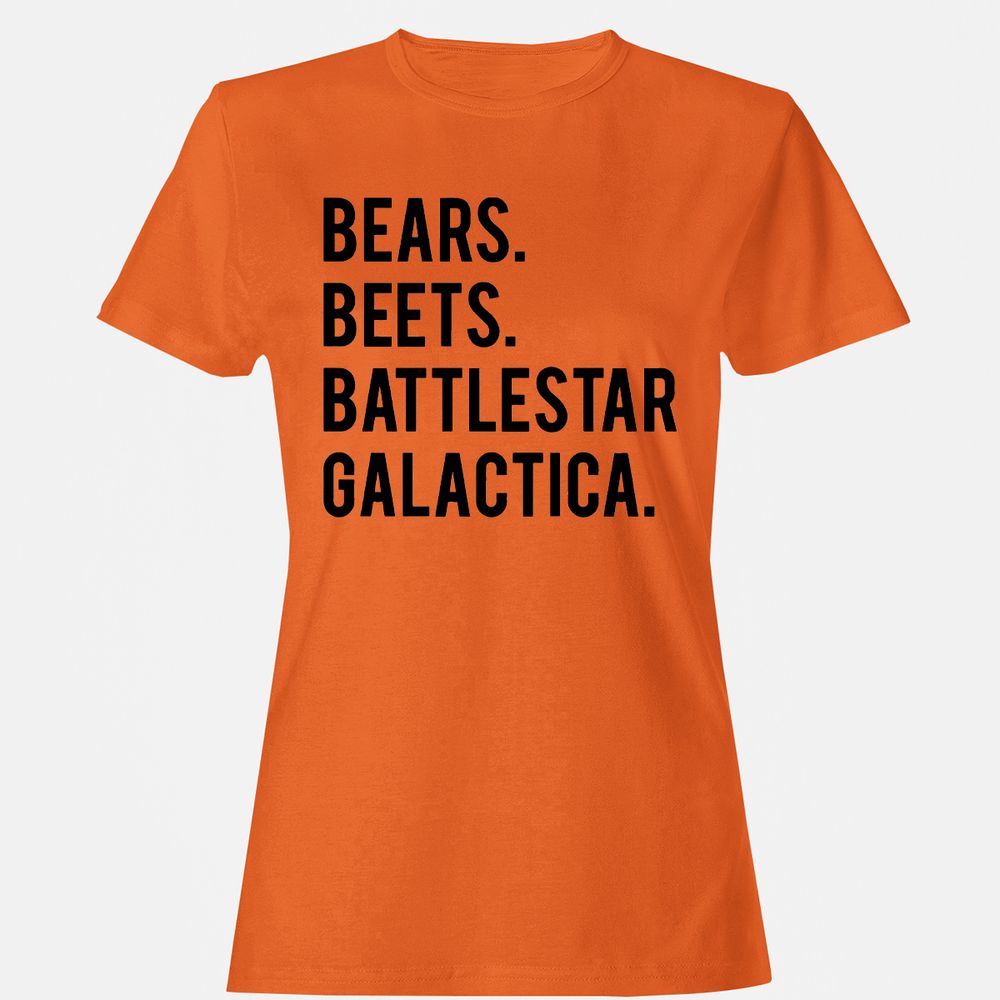 Women's T-Shirt - QVFES2BS - Orange - 11