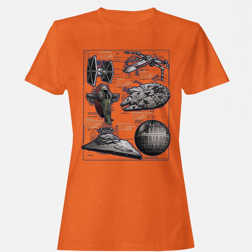 Women's T-Shirt - XLBNLW5S - Orange - 11