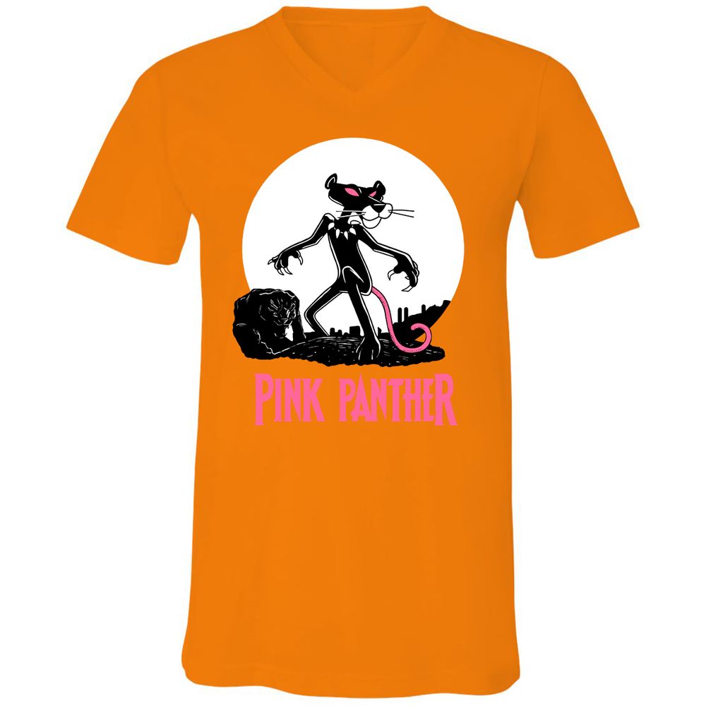 Unisex V-Neck T-Shirt - WQ7S88AN - Orange - 11