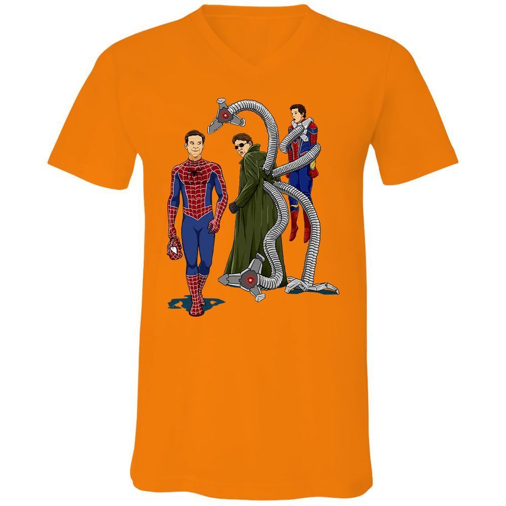 Unisex V-Neck T-Shirt - DA53274B - Orange - 11