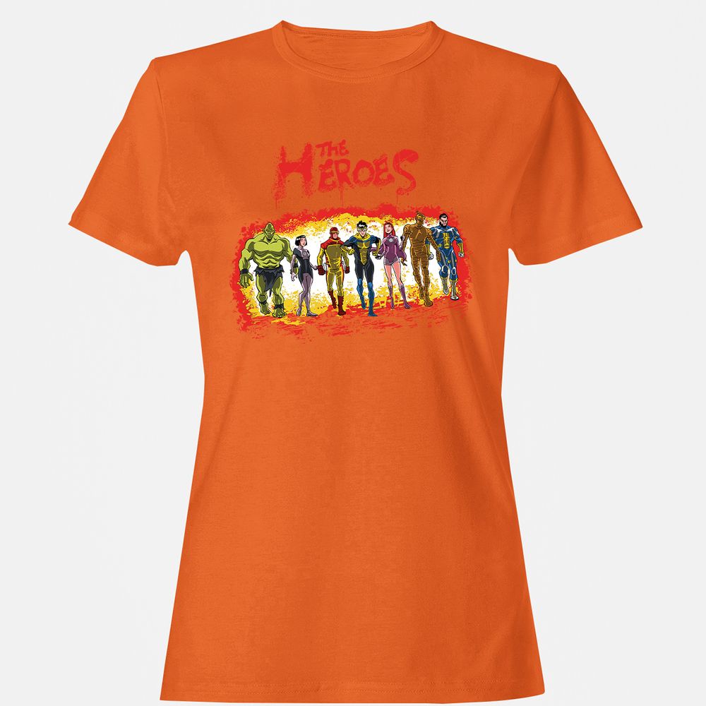 Women's T-Shirt - W5HHP1VY - Orange - 11