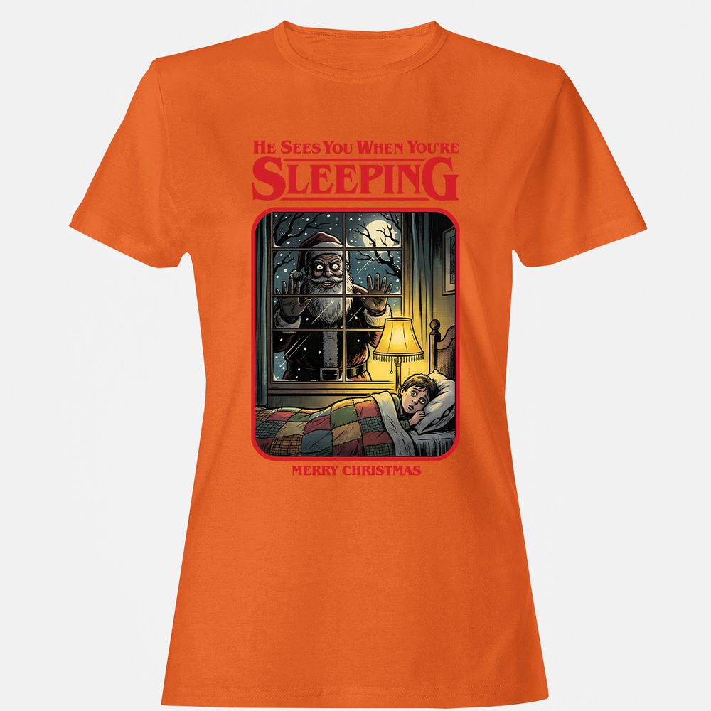 Women's T-Shirt - D2RJNCPE - Orange - 11