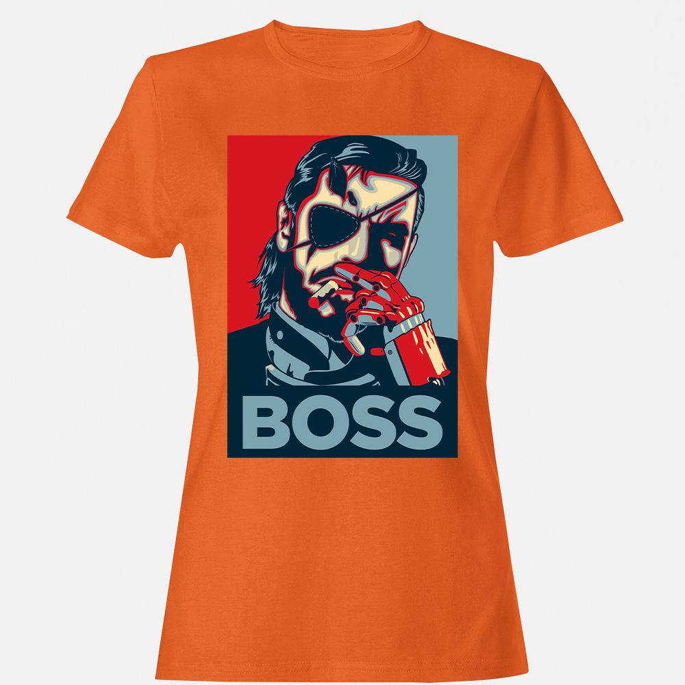 Women's T-Shirt - QHAM1MQZ - Orange - 11