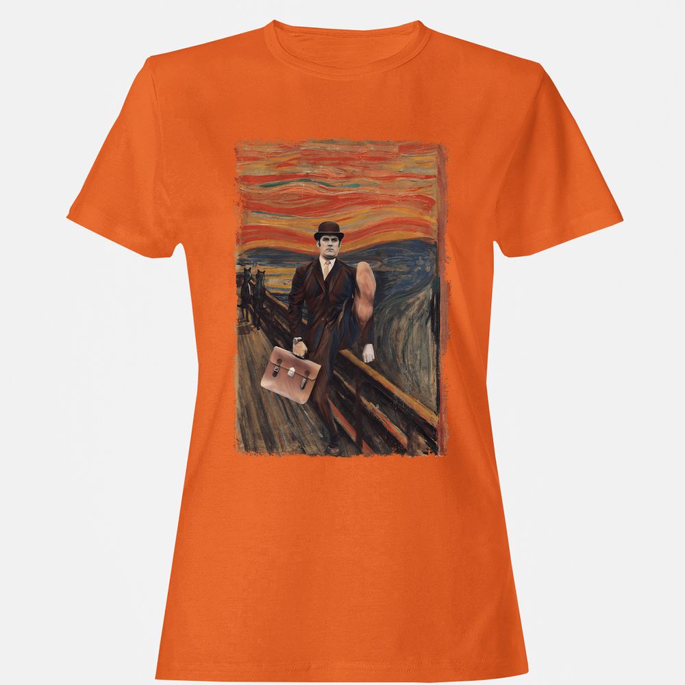 Women's T-Shirt - XUJ7U8VM - Orange - 11
