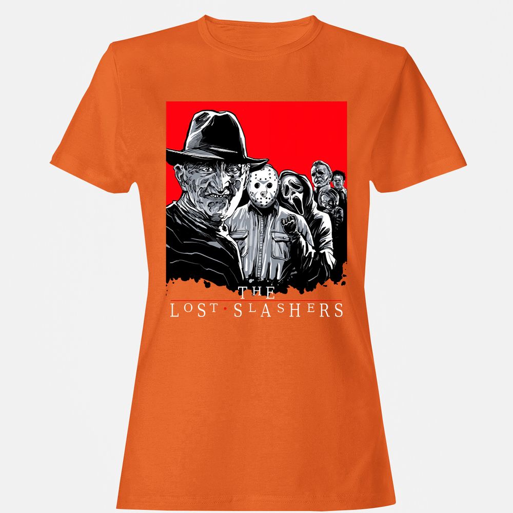 Women's T-Shirt - 876NX6NJ - Orange - 11