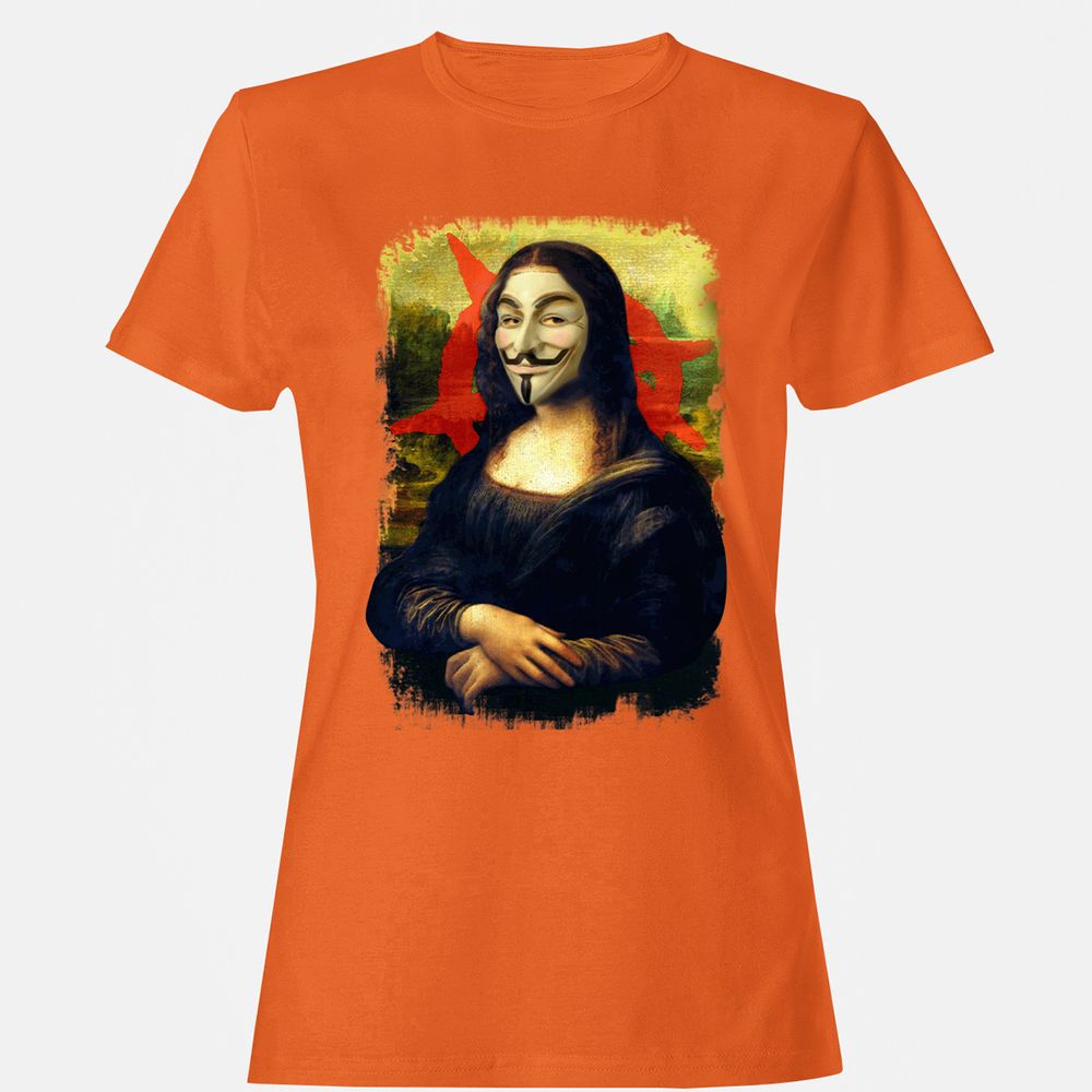Women's T-Shirt - 63K4VP1Q - Orange - 11