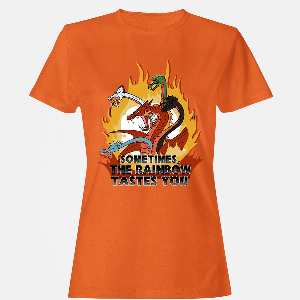 Women's T-Shirt - ELCZQB6N - Orange - 11