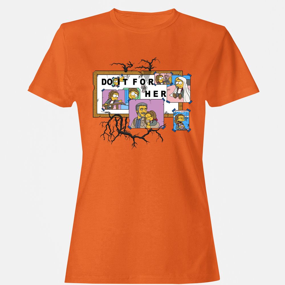 Women's T-Shirt - 77ELXE7H - Orange - 11