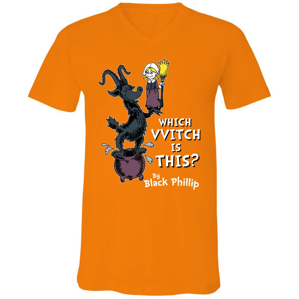 Unisex V-Neck T-Shirt - SBCW72VC - Orange - 11