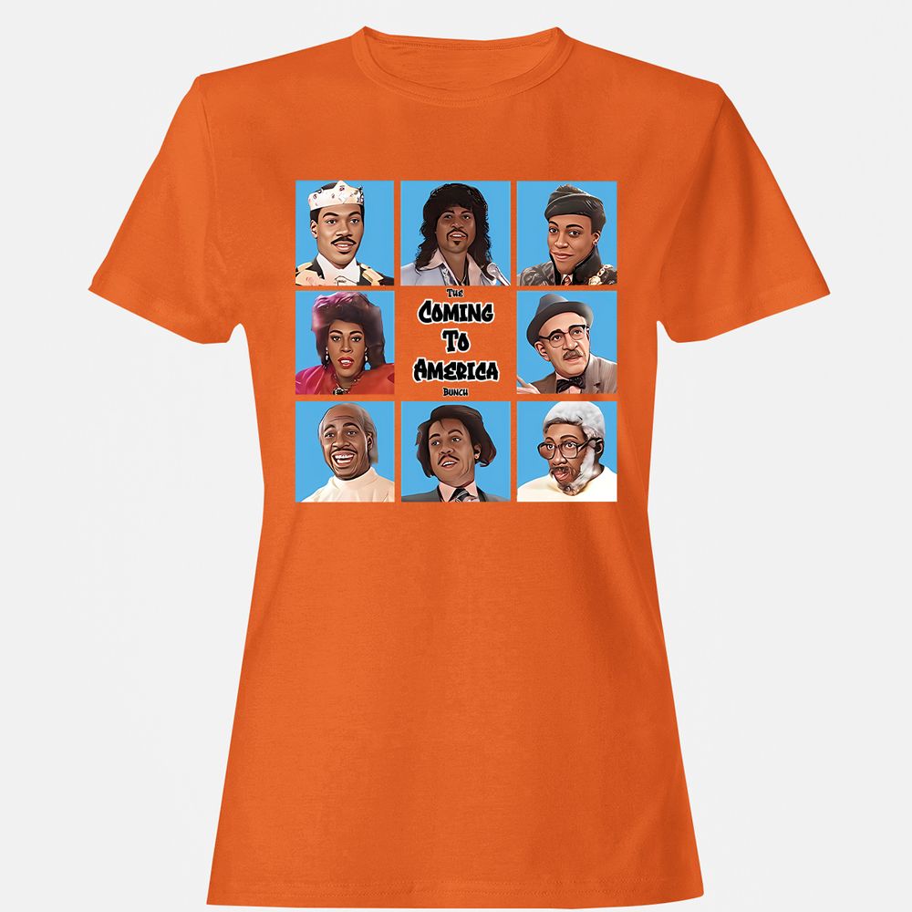 Women's T-Shirt - 9E81DFT6 - Orange - 11