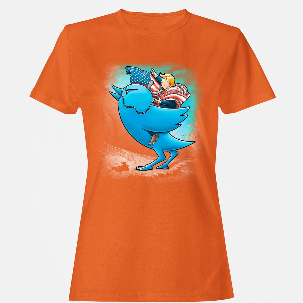 Women's T-Shirt - 8C8XX3AU - Orange - 11
