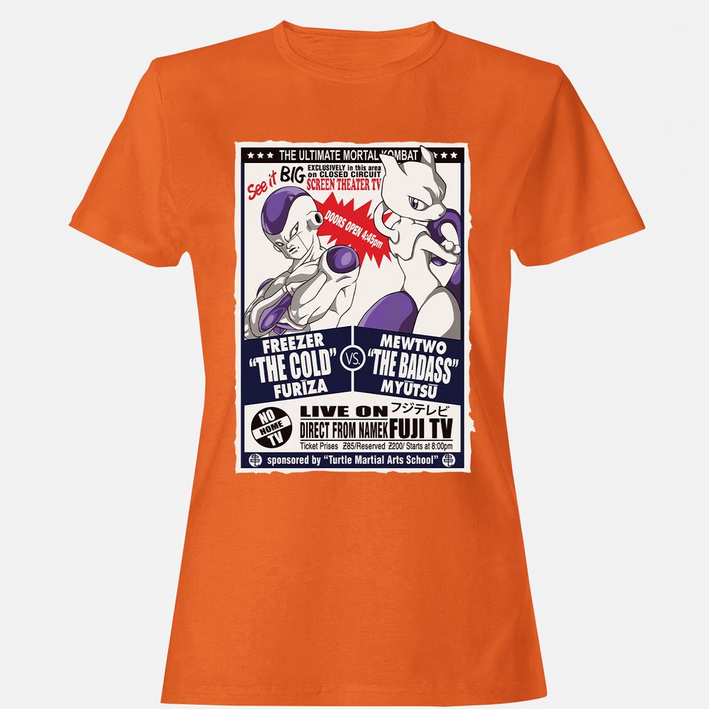 Women's T-Shirt - 4H5HKXRB - Orange - 11