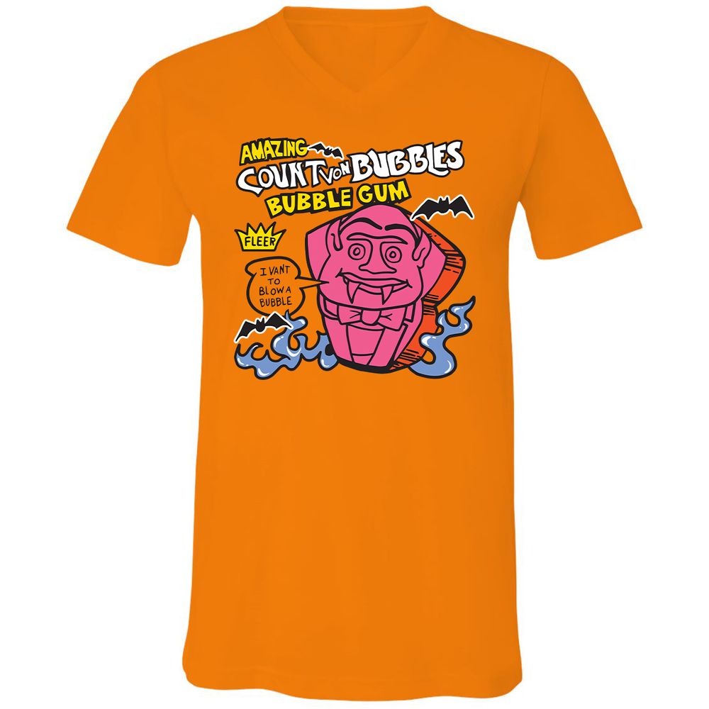 Unisex V-Neck T-Shirt - M7GB3AB6 - Orange - 11