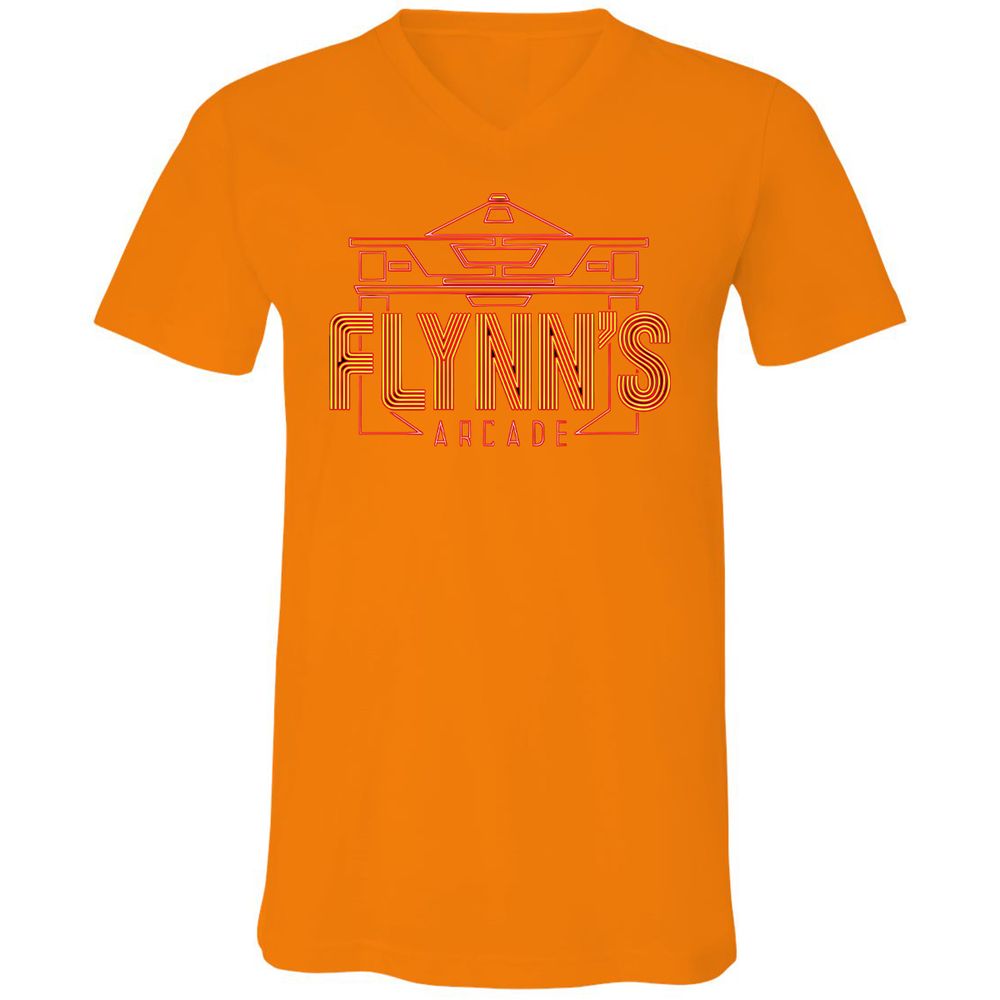 Unisex V-Neck T-Shirt - HP5KPPRW - Orange - 11