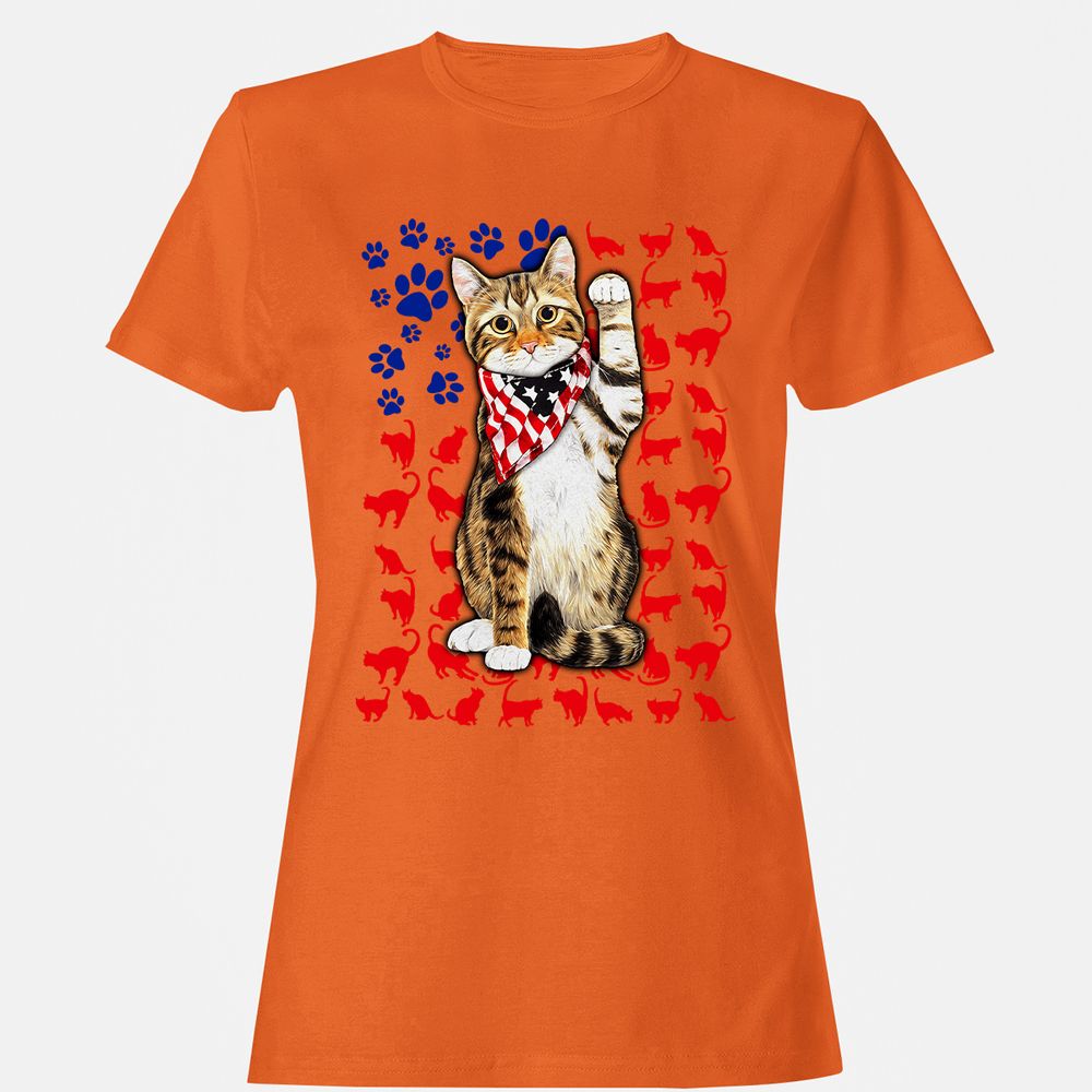 Women's T-Shirt - 71XDT1WD - Orange - 11