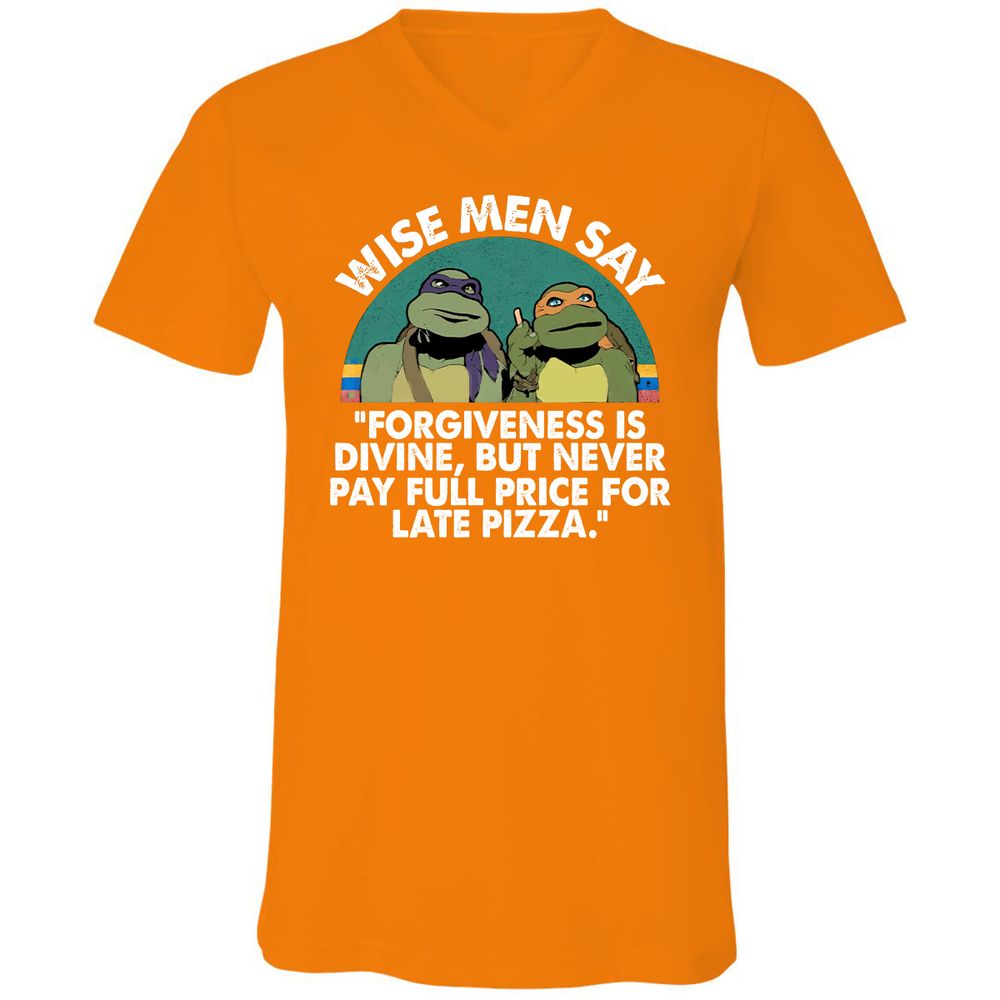 Unisex V-Neck T-Shirt - JET29G31 - Orange - 11