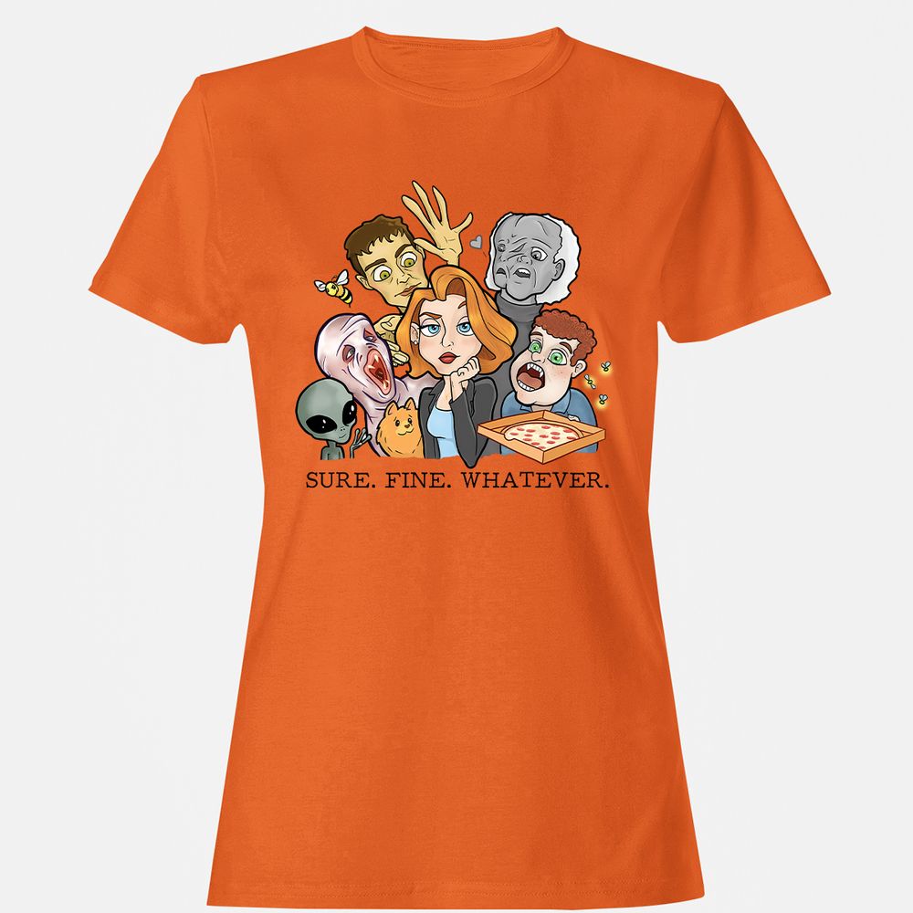 Women's T-Shirt - 7UD5J5P8 - Orange - 11